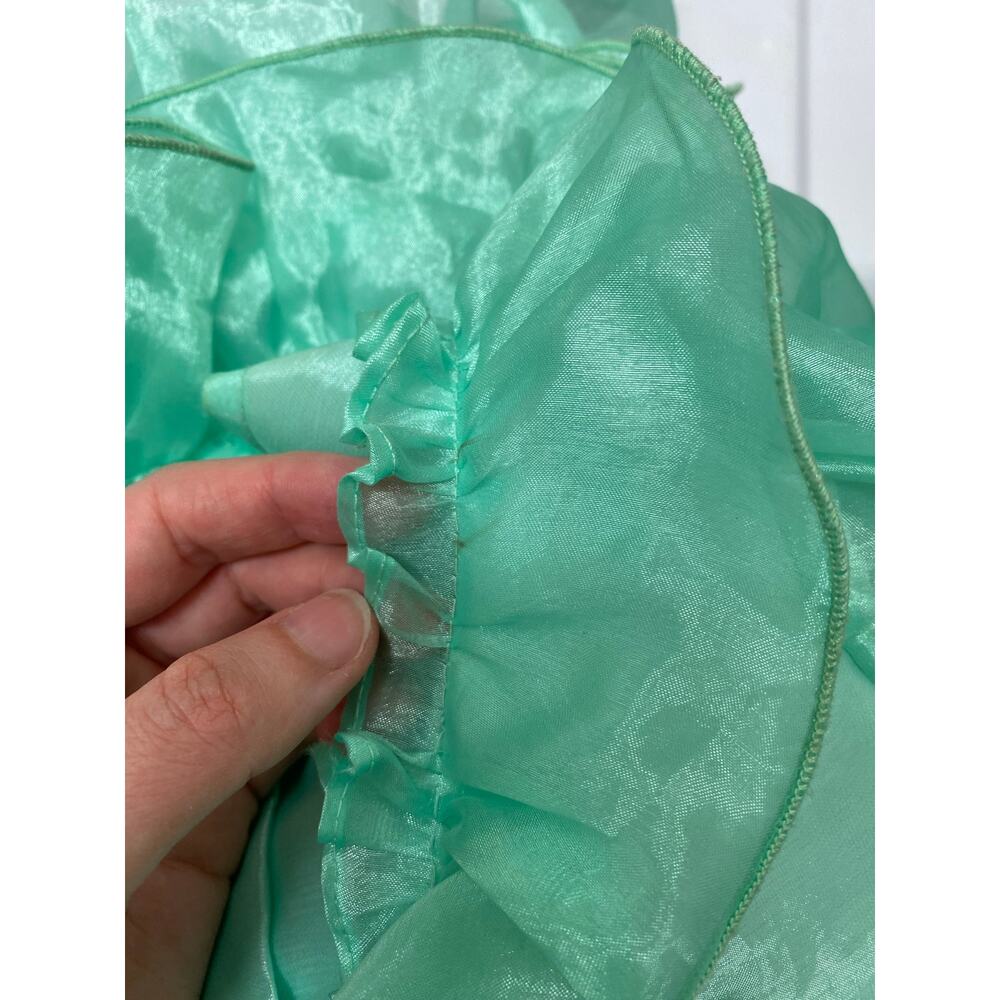 Vintage Tip Top Kids Princess Pageant Dress Seafoam 24M - Picture 10 of 13